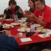 repas au stand du Vietnam. L'ambiance était bonne
