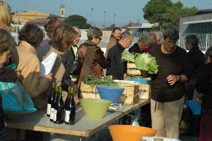 Marché paysan de Châteauneuf Octobre 2008